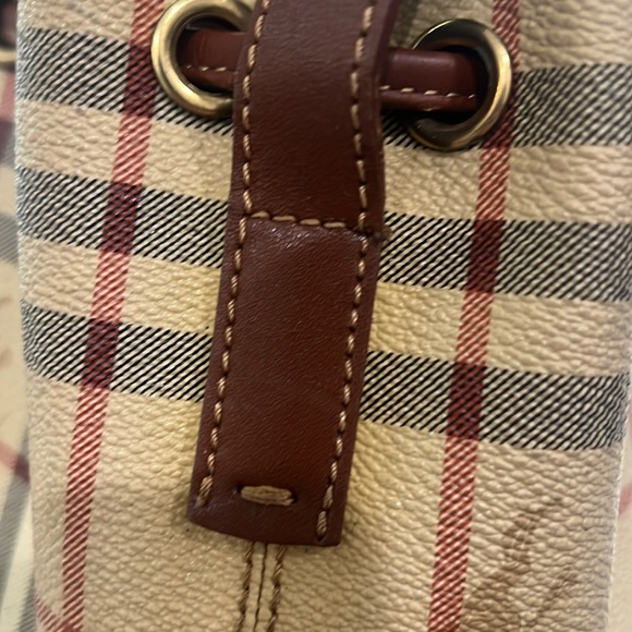 Burberry EUC Drawstring Bucket Crossbody - Picture 16 of 17